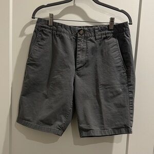 Bonobos Gray Shorts, flat front shorts